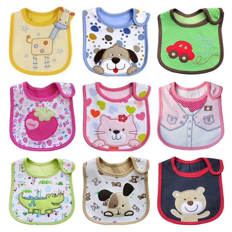 1PCS Newborn Baby Bibs Waterproof  Bib Bandana Baberos Bibs For Kids  Girls Boys Bib Baby Clothing
